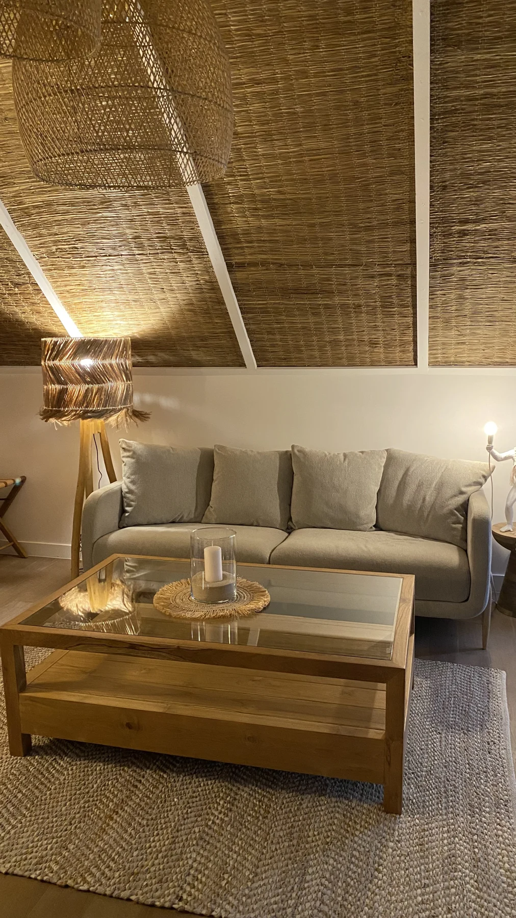Le salon balinais et ses fibres naturelles